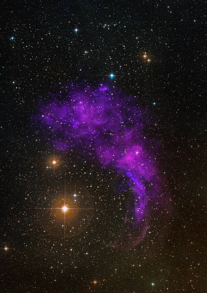 Campo Estelar Espacio Una Nebulosa Una Congestión Gas Elementos Esta —  Fotos de Stock