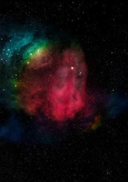 Mała Część Nieskończonego Pola Gwiazd Wszechświecie Elementy Tego Obrazu Dostarczone Zdjęcie Stockowe