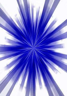 Soyut yıldız patlaması retro arka plan. 3D çizim.