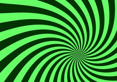 Dönen radyal güneş patlaması arka planı. 3B illüstrasyon.