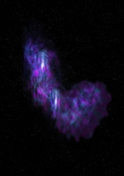 Câmp Stelar Spațiu Nebuloasă Congestie Gaz Elemente Ale Acestei Imagini — Fotografie, imagine de stoc