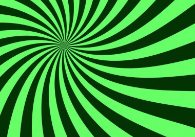 Dönen radyal güneş patlaması arka planı. 3B illüstrasyon.