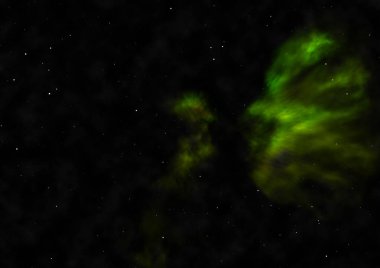 Evrendeki sonsuz uzay alanının küçük bir parçası. Bu görüntünün elementleri NASA tarafından döşenmiştir. 3B görüntüleme