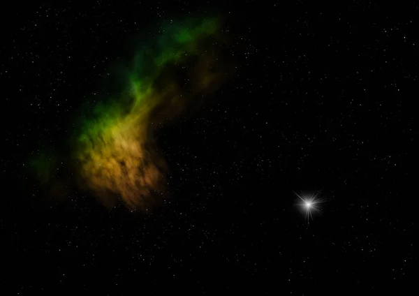 Звездное Поле Космосе Туманности Газовые Заторы Элементы Этого Изображения Предоставлены — стоковое фото