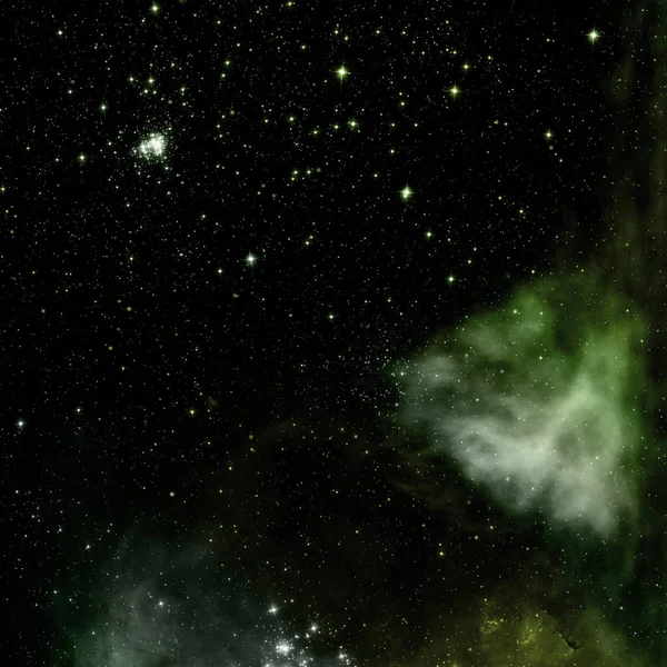 Small part of an infinite star field. 3D rendering — Stock Photo, Image