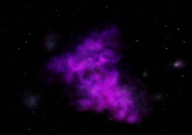 Parlak bir nebula ve yıldız alanı olmaktan çok uzak. 3B görüntüleme