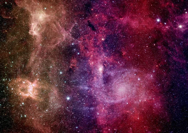 Star field in space and a nebulae. 3D rendering — Stock Photo, Image