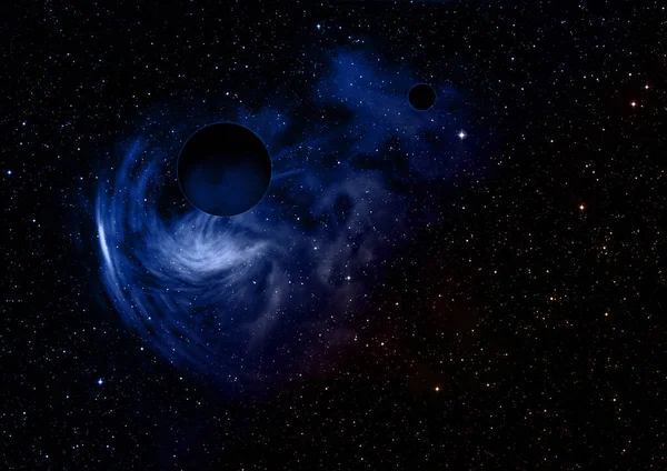 Egy Végtelen Csillagmező Egy Kis Része Univerzumban Kép Elemeit Nasa Stock Kép