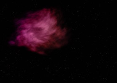 Evrendeki sonsuz uzay alanının küçük bir parçası. Bu görüntünün elementleri NASA tarafından döşenmiştir. 3B görüntüleme