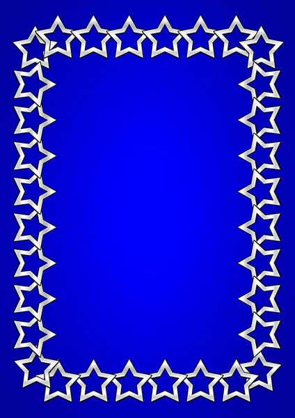 Abstrato Simples Elegante Fundo Azul Com Estrelas — Fotografia de Stock