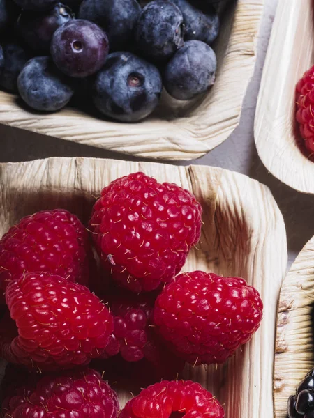 Tasty wild berries closeup