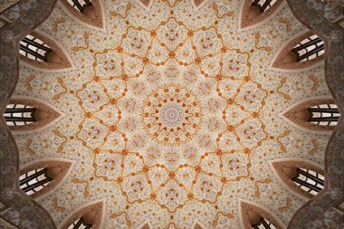 Zauberhafte oryantasyon asası ve Decken Bemalungen ve Mosaike