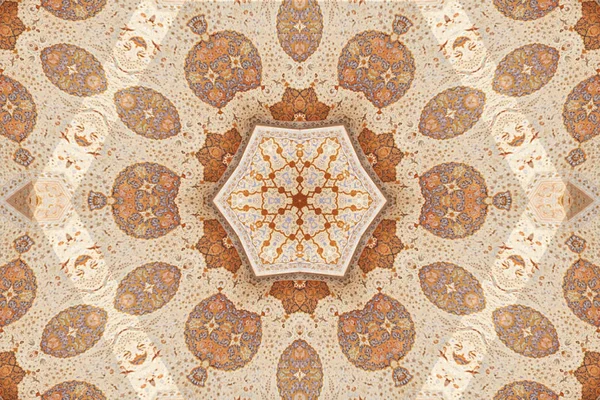 Zauberhafte Orientalische Wand Und Decken Bemalungen Und Mosaike — 图库照片