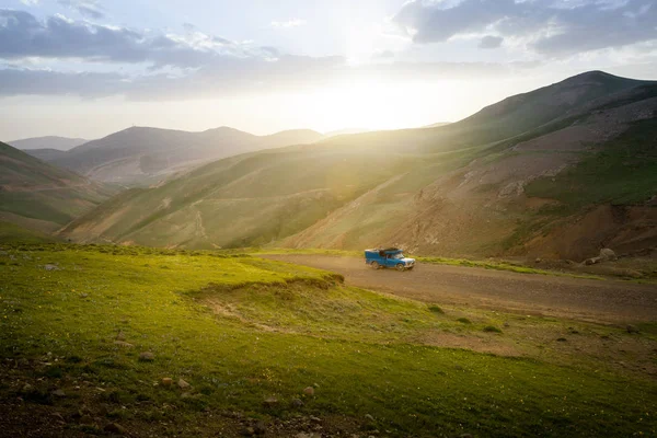 Paesaggio Natura Intorno Qazvin Tascht Iran Una Tappa Durante Viaggio — Foto Stock
