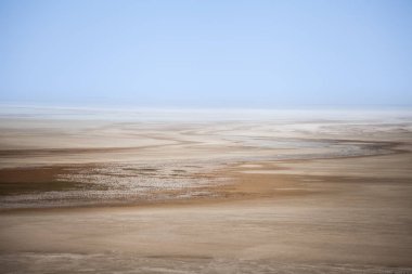 Manzara ve doğa Urmai, Iran çevresinde. İran'ın bir yolculuk sırasında bir durak. Urmiye Gölü kapatın.
