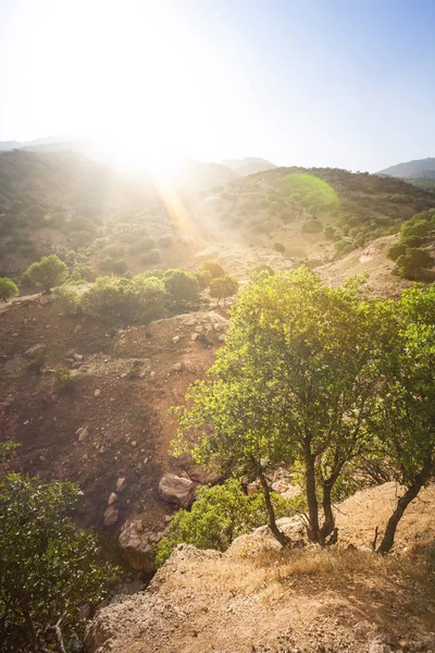 Efeitos Generosos Luz Solar Paisagem Natureza Torno Khorramabad County Oeste — Fotografia de Stock