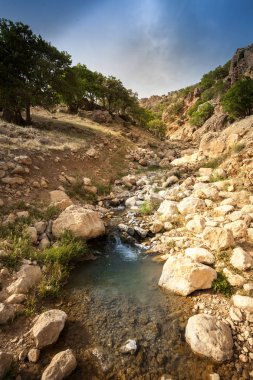 Manzara ve doğa Hürremabad County, Batı Iran çevresinde. İran'ın bir yolculuk sırasında bir durak. Yürüyüş turları dağlar ve şelaleler. Bisheh, Luristan Eyaleti.