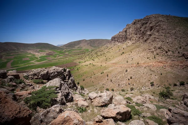Landskapet Och Naturen Runt Khorramabad County Västra Iran Ett Stopp — Stockfoto
