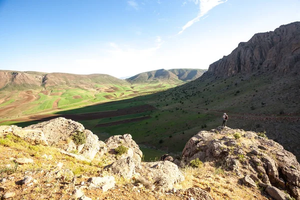 Озил Ландшафт Природа Вокруг Уезда Хоррамабад Западе Ирана Одна Остановка — стоковое фото