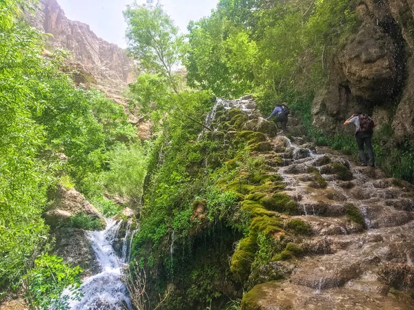 Landscape and nature around Khorramabad County, western Iran. One stop during a roadtrip in Iran. Hiking tours in the mountains and waterfalls. Bisheh, Lorestan Province.
