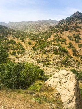 Manzara ve doğa Hürremabad County, Batı Iran çevresinde. İran'ın bir yolculuk sırasında bir durak. Yürüyüş turları dağlar ve şelaleler. Bisheh, Luristan Eyaleti.