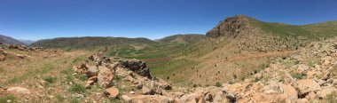 Manzara ve doğa Hürremabad County, Batı Iran çevresinde. İran'ın bir yolculuk sırasında bir durak. Yürüyüş turları dağlar ve şelaleler. Bisheh, Luristan Eyaleti.