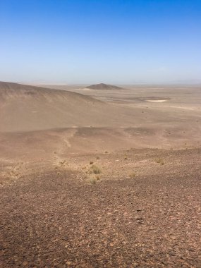 Outback tuz sakin ve Iran çöl kum. Büyük landscap