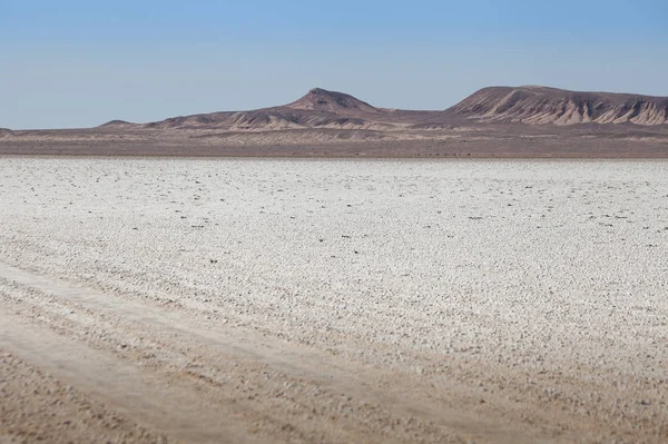 Outback tuz sakin ve Iran çöl kum. Büyük landscap — Stok fotoğraf
