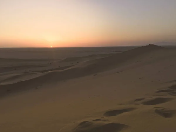 Ruhiges Outback in der Salz- und Sandwüste von Iran. Große Landschaft — Stockfoto