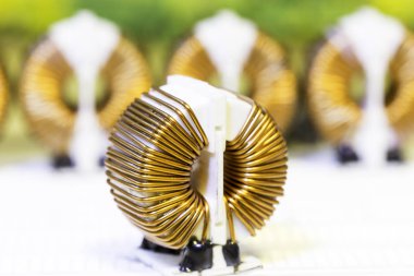 Bakır bahar rulolar Ferrit çekirdek grup