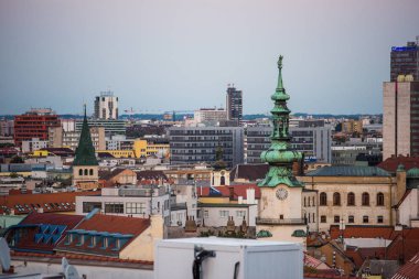 Bratislava, Slovakya - Eylül, 2015: Bratislava Şehir Manzarası 