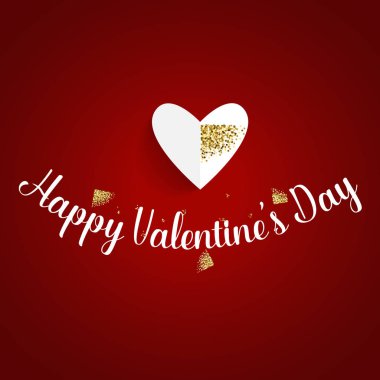 Sevgiliye arka plan tasarımı. Vektör çizim.