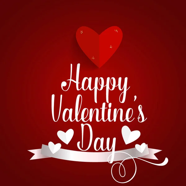 Valentines Day Background Design Vector Illustration — Stock Vector