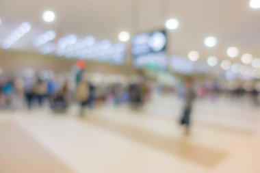 Yolcu havaalanında bulanıklık .