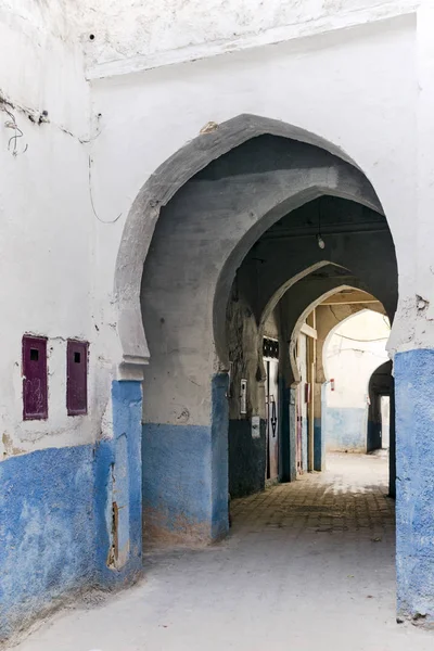 Традиционная Улица Сефру Марокко — стоковое фото