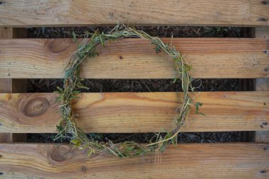 Bir copyspace ile vegetal halka