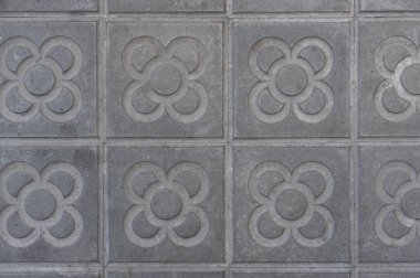 Mimar Gau tarafından tasarlanan Barselona tipik modernist karo,