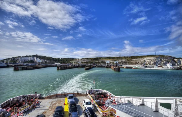 Dover Uitzicht Vanaf Veerboot — Stockfoto