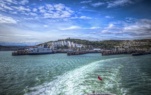 Dover Utsikt Från Färjan — Stockfoto