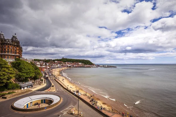 Vista Scarborough Yorkshire Del Norte Gran Bretaña — Foto de Stock