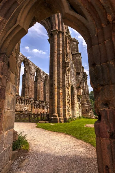 Ruina Abadía Bolton Yorkshire Del Norte Gran Bretaña — Foto de Stock