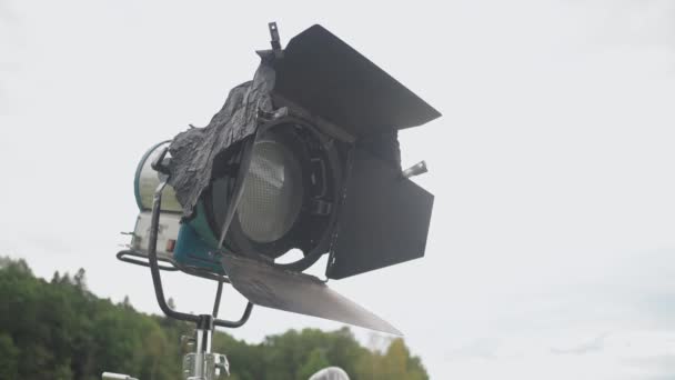Moskwa Lipiec 2020 Zespół Filmowców Pracy Zgodność Środkami Bezpieczeństwa Przeciwwirusowego — Wideo stockowe