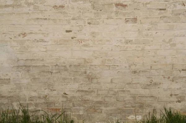 Arka plan dokusu beyaz eski blok duvar