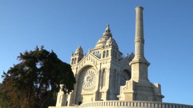 Mimari detay Santa Luzia Bazilikası Viana do Castelo Kuzey Portekiz