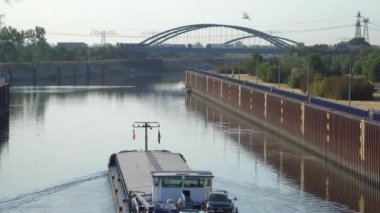 Rothensee canal lift, boat lift in Germany. Magdeburg - 15.07.2018