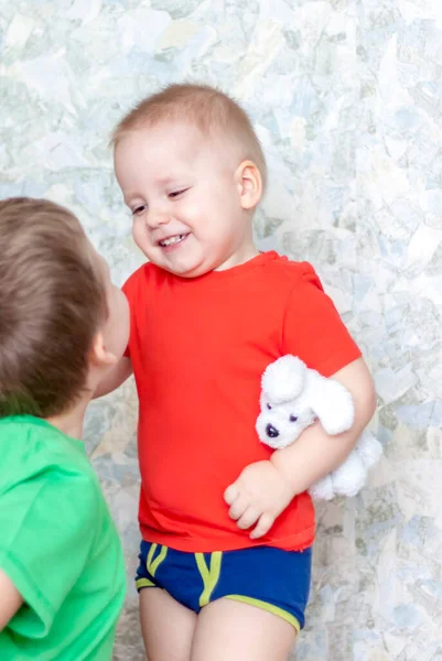 Children Play Games Toys Funny Kids — Stock Photo, Image