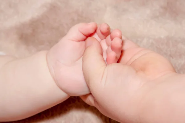 Kinderhände Aus Nächster Nähe Kinderhände Körperteil — Stockfoto