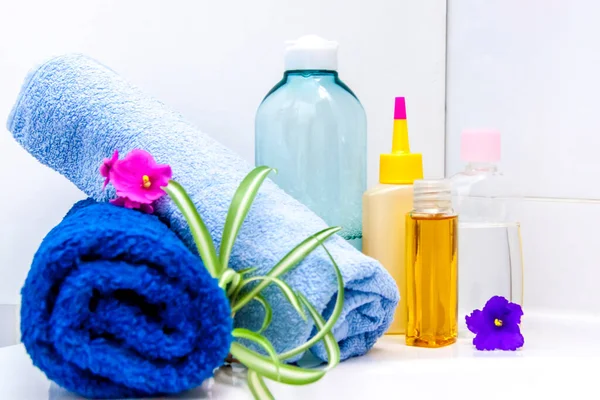 Spa Procedures Cosmetische Verzorging Van Het Lichaam Aromatische Olie Aromatherapie — Stockfoto