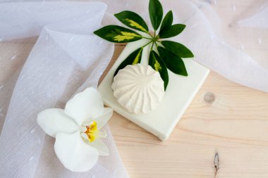 Şekerleme. Vanilyalı ev yapımı şekerlemeler. Hafif kompozisyon. Tatlı lezzetli tatlı..