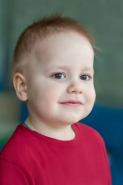 Porträt Eines Kindes Wunderbare Emotionen Niedliches Baby Mit Einem Lustigen — Stockfoto